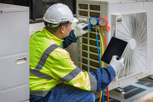 Professional Ductwork Repair technician working in Columbus, NJ